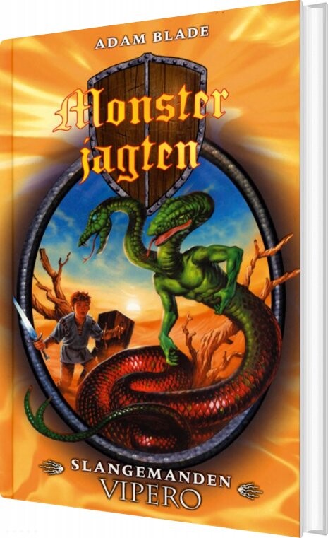 Monsterjagten 10 - Slangemanden Vipero - Adam Blade - Bog - Gads Børnebøger