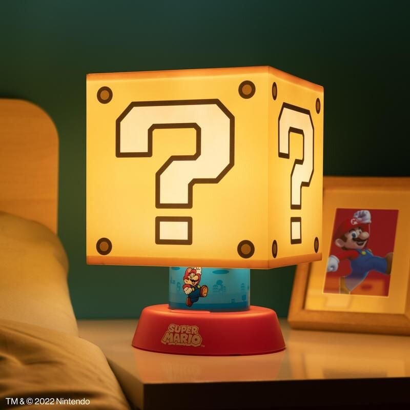 Super Mario Lampe - Spørgsmålstegn - 26 Cm - Paladone