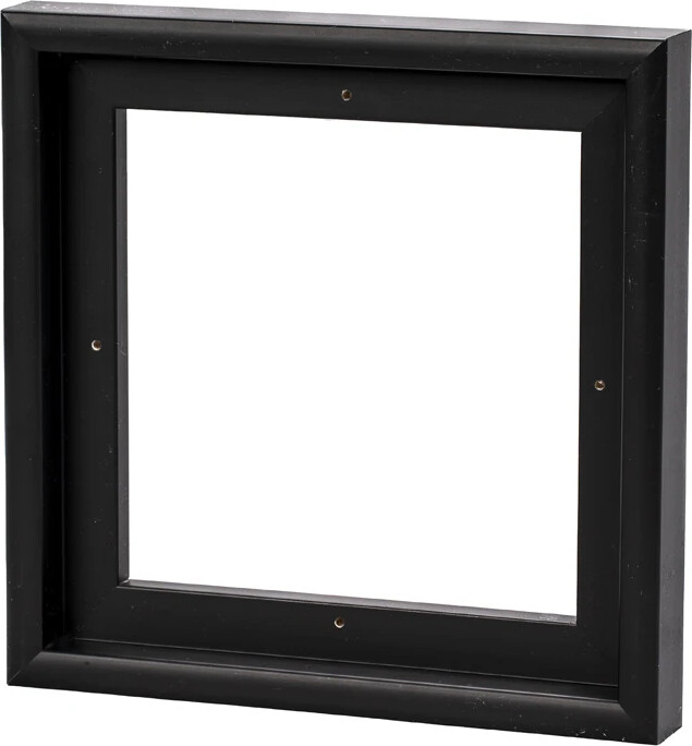 Svæveramme Til Lærred - 20x20 Cm - Mat Sort - Artino