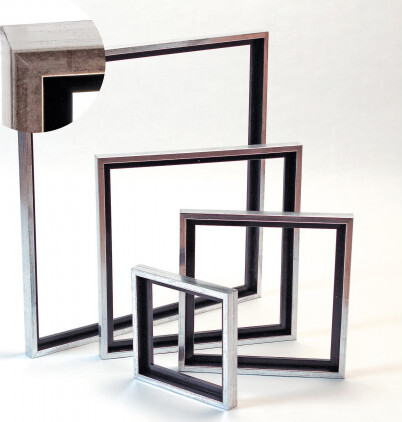 Svæveramme Til Lærred - 30 X 40 Cm - Træ Antik Silverlook - Artino