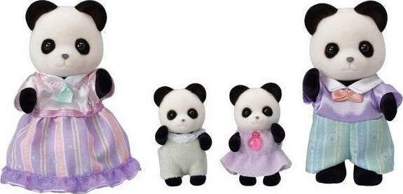 Sylvanian Families Figurer - Panda Familie - 5529