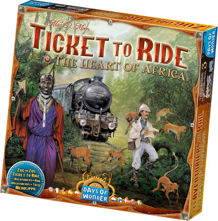 Ticket To Ride: The Heart Of Africa - Brætspil - Enigma
