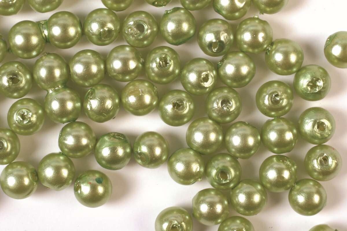 Voksperler Til Smykker - Lime - 3 Mm - 500 G