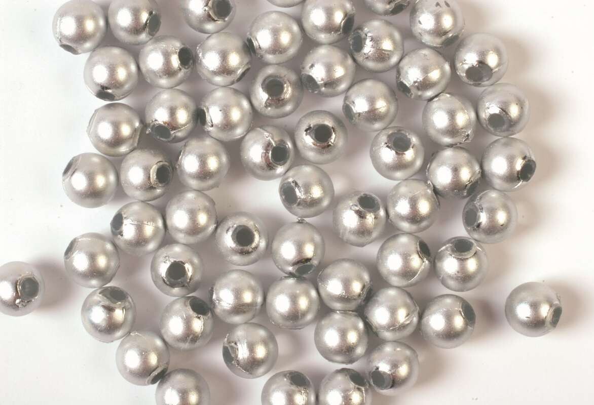 Voksperler Til Smykker - Mat Sølv - 3 Mm - 500 G