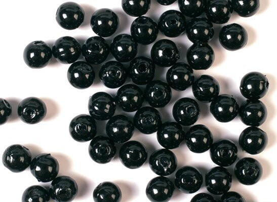 Voksperler Til Smykker - Sort - 3 Mm - 500 G