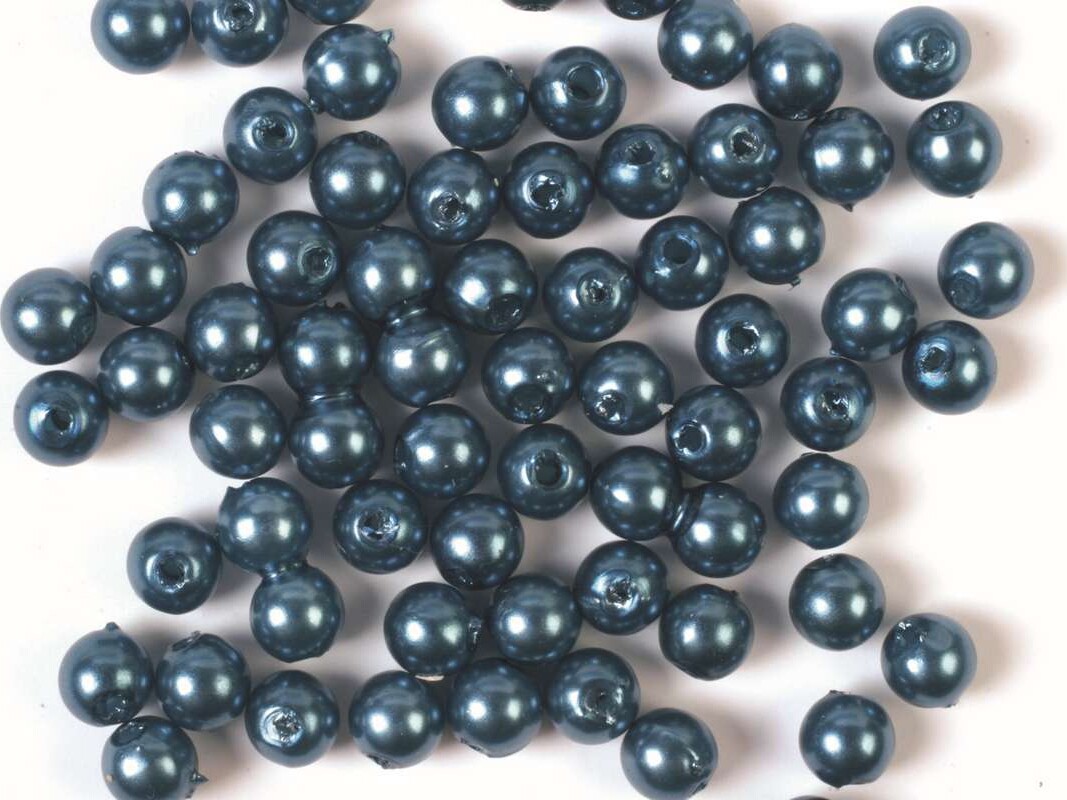Voksperler Til Smykker - Blå - 3 Mm - 500 G