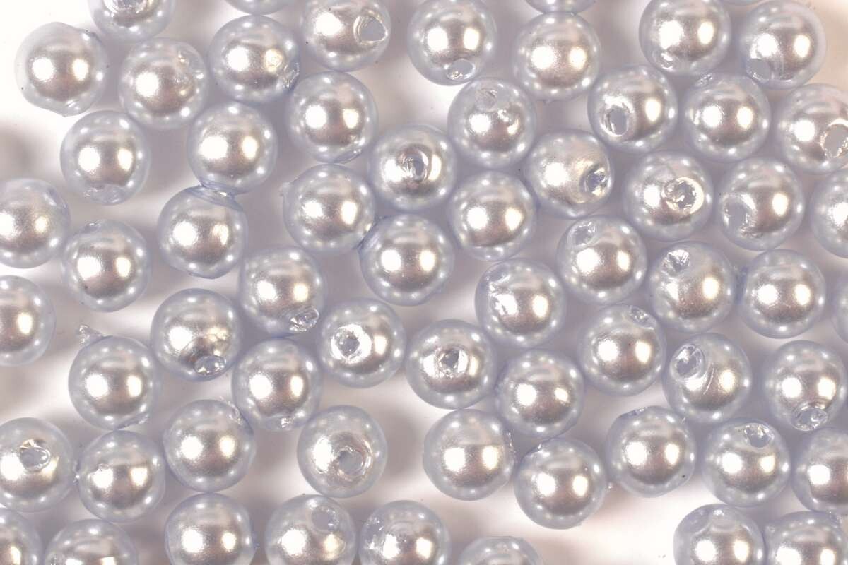 Voksperler - Lyseblå - 5 Mm - 500 G