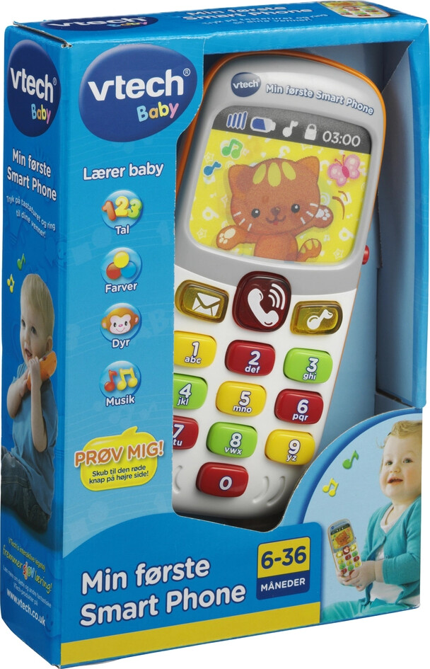 Vtech - Legetøjs Mobiltelefon - Min Første Smartphone