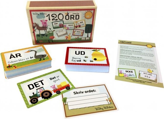 Wacky Wonders - Spil Med 120 Ord - Dansk - Barbo Toys