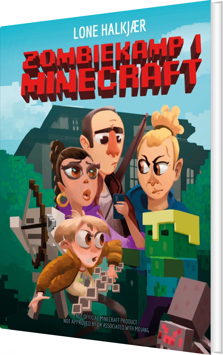 Zombiekamp I Minecraft 1 - Lone Halkjær - Bog - Krabat